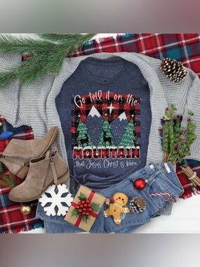 Love in Faith Go Tell It on The Mountain Tee Unisex
